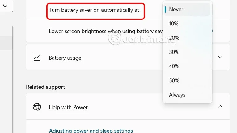 Cómo activar y desactivar el modo de ahorro de batería en una computadora portátil con Windows 11