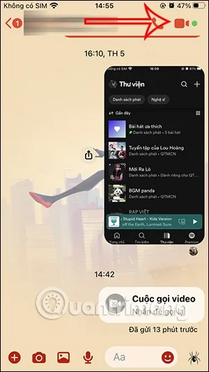 Cómo compartir la pantalla de Messenger durante una videollamada