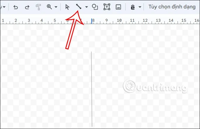 Instrucciones para insertar líneas horizontales y verticales en Google Docs