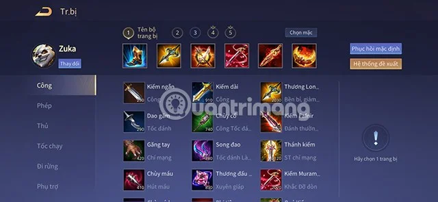 Instructions on how to play Zuka Lien Quan Mobile season S1 2023