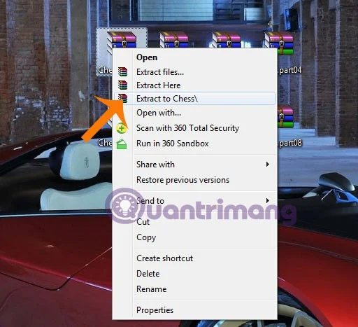 Instruções para dividir arquivos compactados usando WinRAR
