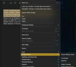 IPhone에서 Apple Intelligence 쓰기 도구를 사용하는 방법