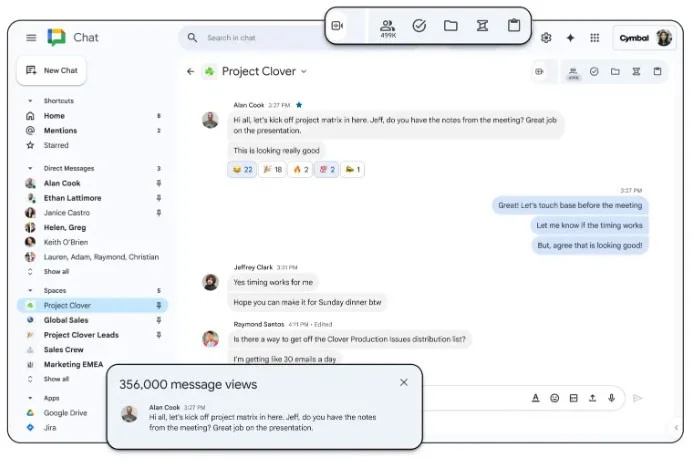 Google voegt meer AI-functies toe aan Google Workspace op Cloud Next 2024