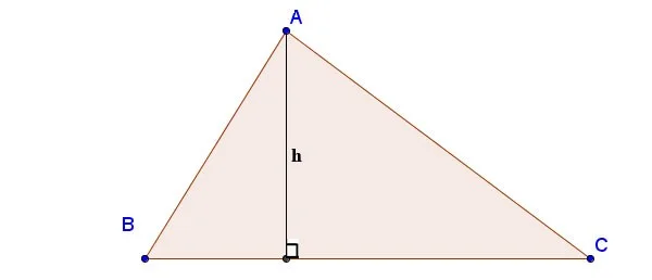 Fórmula para calcular la altura en triángulos regulares, isósceles, equiláteros y rectángulos.