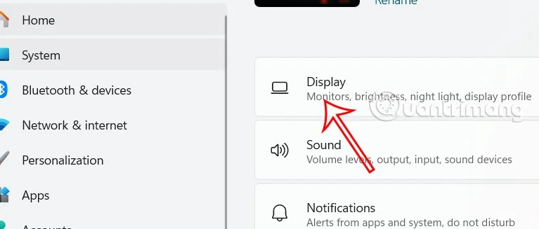 Instruções para girar a tela no Windows 11