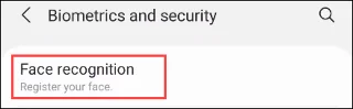 How to set up face unlock on Samsung Galaxy phones