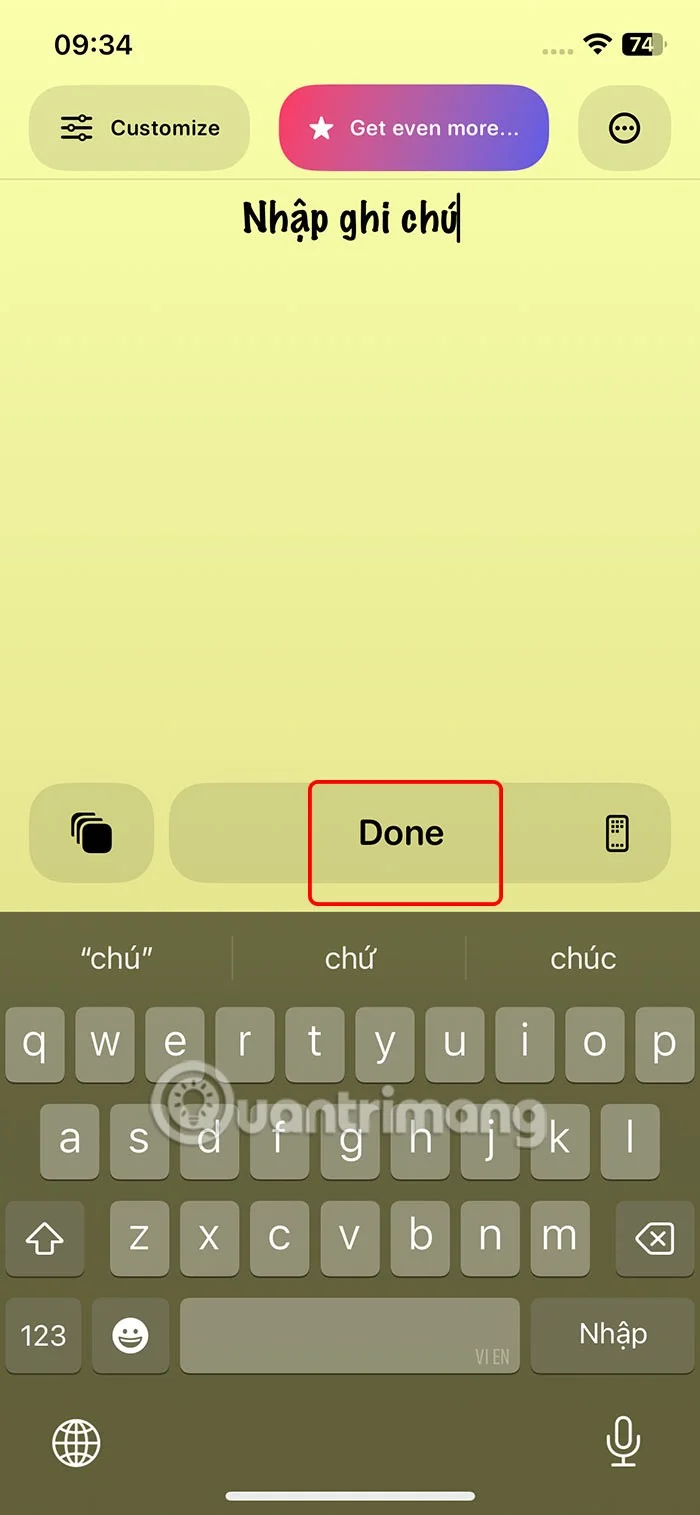 iPhone 홈 화면에 메모를 쓰는 방법
