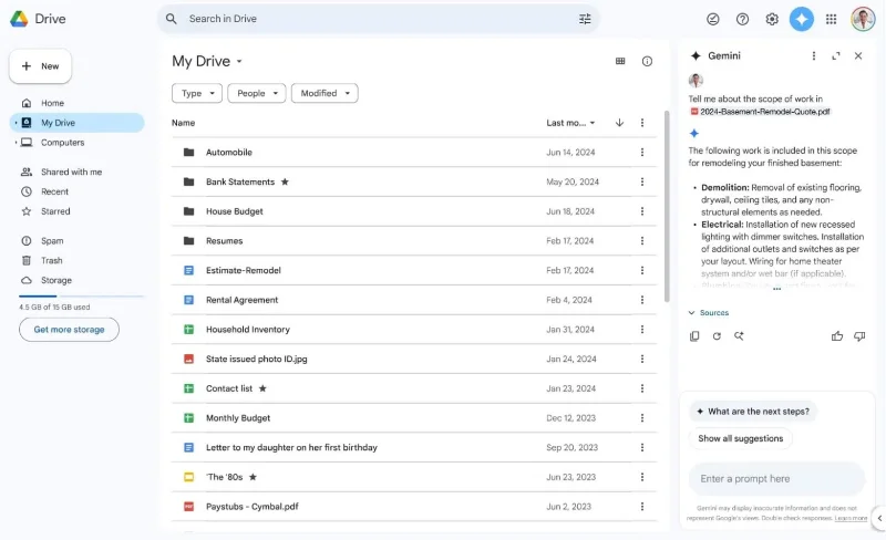 ChatGPT comienza a integrar Google Drive, pero no para todos