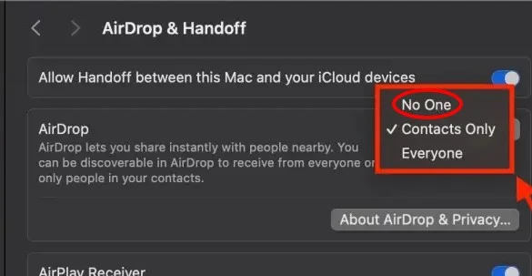 iPhone/iPad 및 Mac에서 AirDrop을 끄는 방법