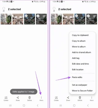 Hoe je de kopieer- en plakfunctie gebruikt om fotos op Samsung te bewerken