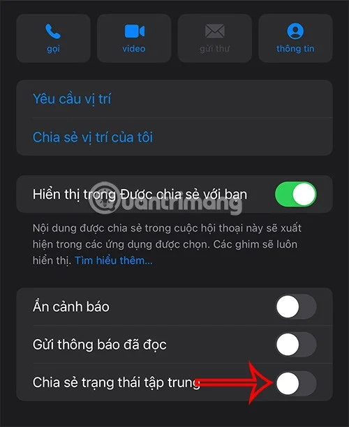 How to Share Focus Status on iPhone