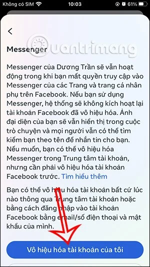 Cómo desactivar Facebook pero seguir usando Messenger