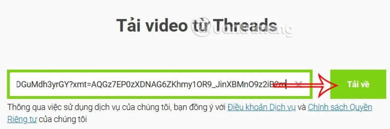 Instruções para baixar vídeos do Threads em celulares e computadores