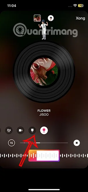 Instruções para postar histórias de músicas no Instagram