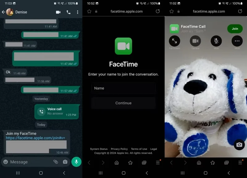 안드로이드에서 FaceTime을 사용하는 방법?