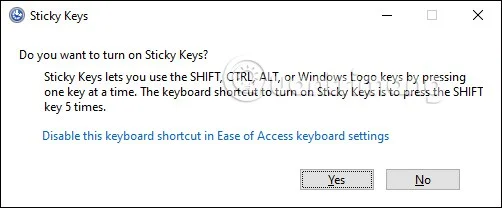 Instrucciones para habilitar o deshabilitar las teclas especiales en Windows