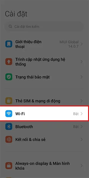 Instruções para acelerar o WiFi em telefones Xiaomi