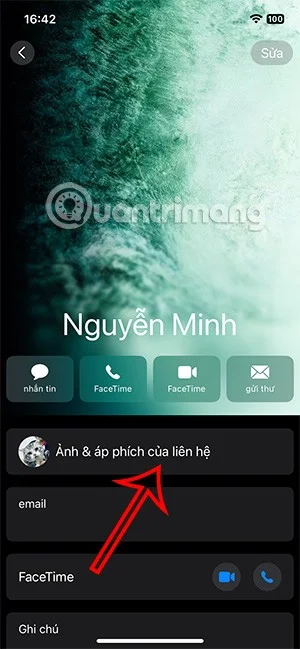 Como criar um pôster de contato com monograma no iPhone