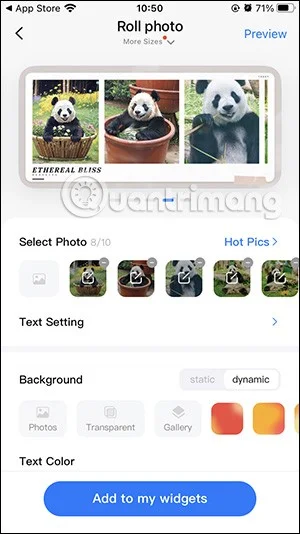 iPhone에서 움직이는 사진 위젯을 만드는 방법