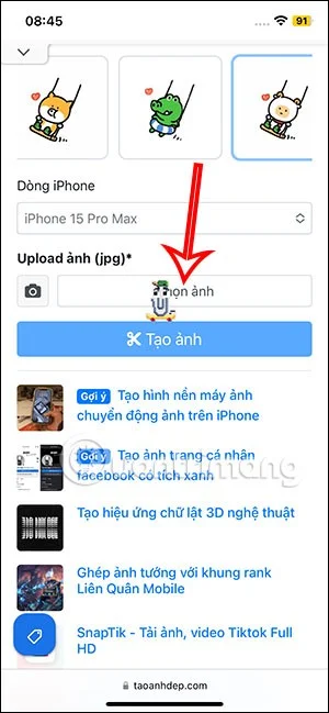 iPhone için salıncak evcil hayvan duvar kağıdı nasıl oluşturulur