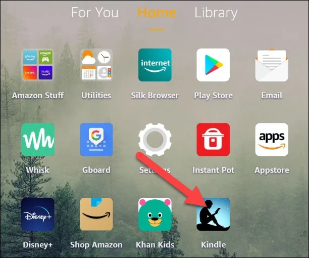 Utilice la tableta Amazon Fire como lector electrónico Kindle