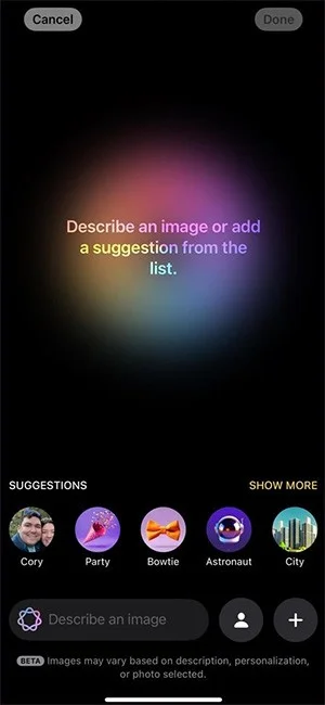Hoe je de Image Playground van Apple Intelligence kunt gebruiken om AI-afbeeldingen te maken