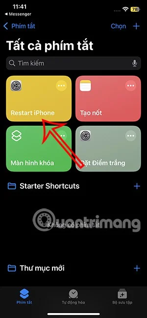 Cum să creați o comandă rapidă Reporniți iPhone în Centrul de control