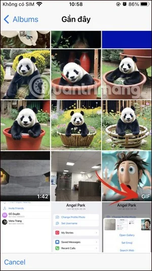 Hoe je een GIF-afbeelding als Telegram-avatar instelt