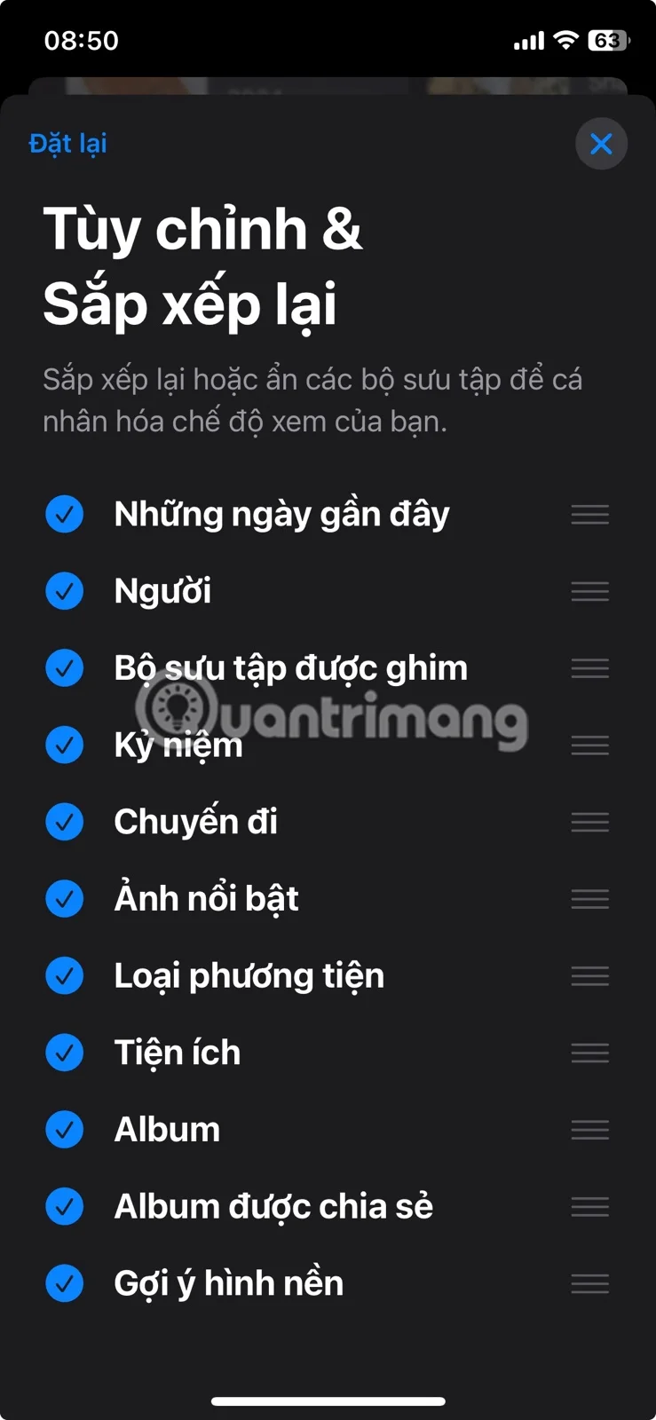 Summary of new updates for the Photos app since iOS 18