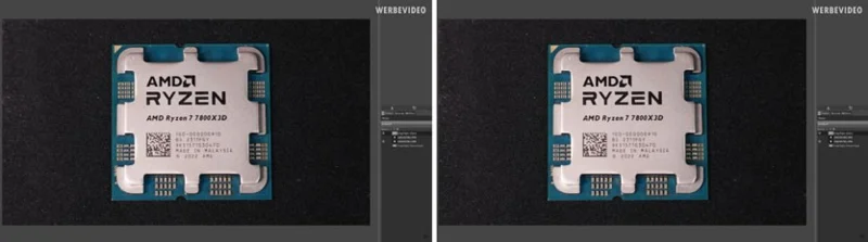 Las CPU Ryzen 7800X3D falsas parecen reales y se venden ampliamente en Internet