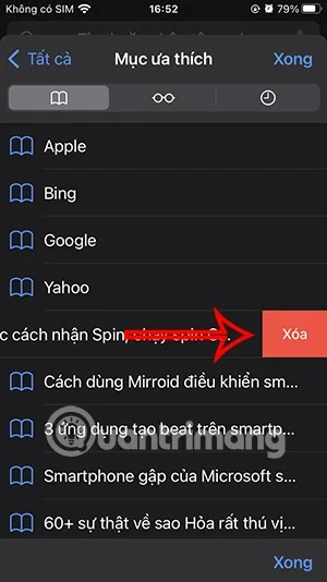 Safari 북마크를 추가하고 제거하는 방법