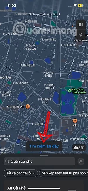 Hoe u de tool 'Zoek hier' op Apple Maps gebruikt