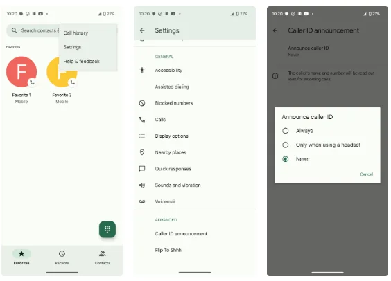 Configura tu teléfono Android para “leer” el nombre de la persona que llama
