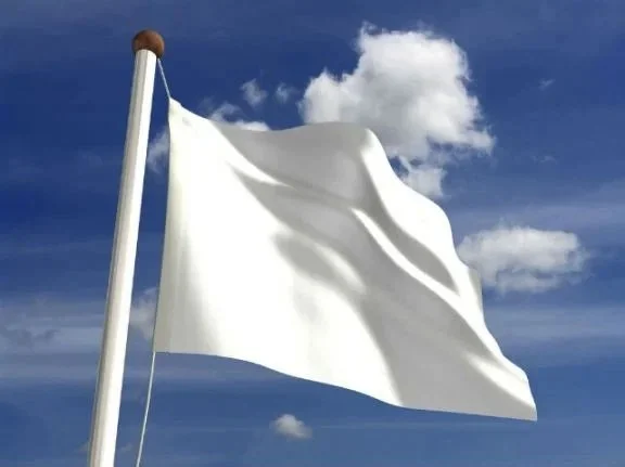 Dit is het enige land dat ooit een witte vlag als nationale vlag heeft aangenomen.