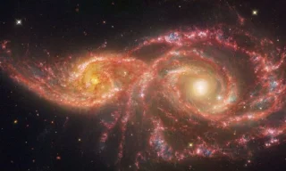 Halloween from space: Galactic duo emerges as creepy eyes staring from space