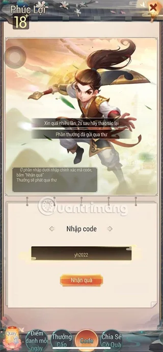 Laatste Yong Heroes-code en hoe u de code invoert