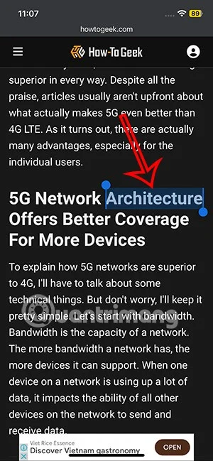 Instrukcje dotyczące korzystania ze słownika angielsko-wietnamskiego na iPhonie