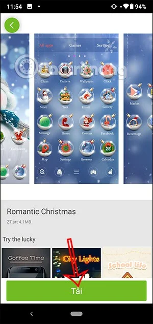 Go Launcher를 사용하여 Android 테마를 설치하는 방법