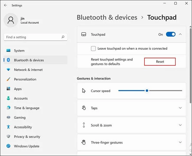 5 Ways to Fix Touchpad/Trackpad Not Working After Updating to Windows 11