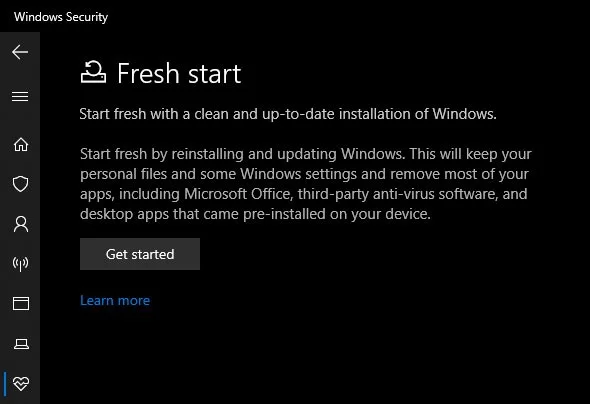 6 formas de restablecer una computadora Windows a su estado original