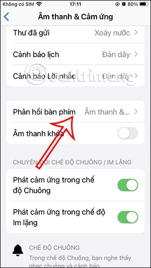 Instructions pour désactiver le son du clavier sur iPhone, iPad