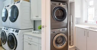 我應該把烘乾機直接放在洗衣機上還是使用架子？