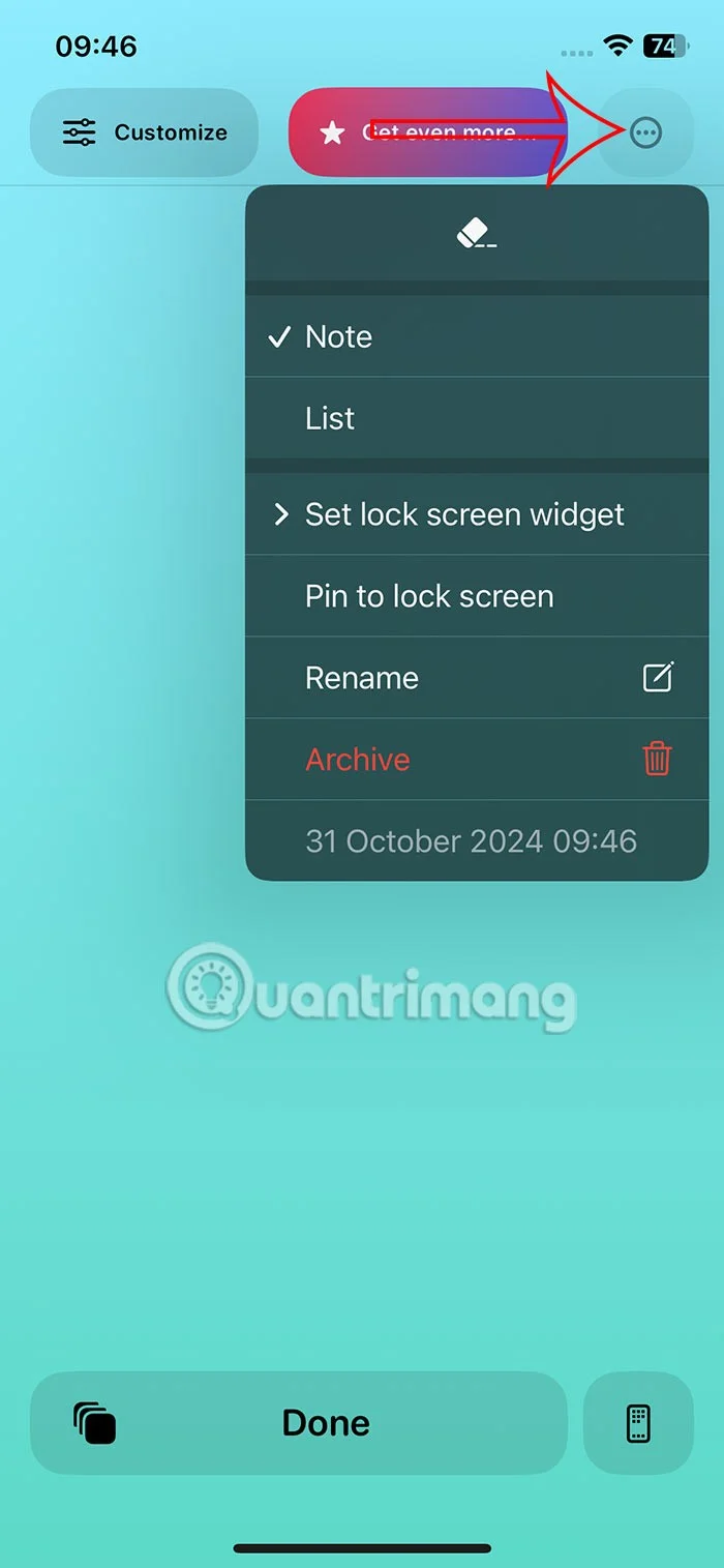 iPhone 홈 화면에 메모를 쓰는 방법