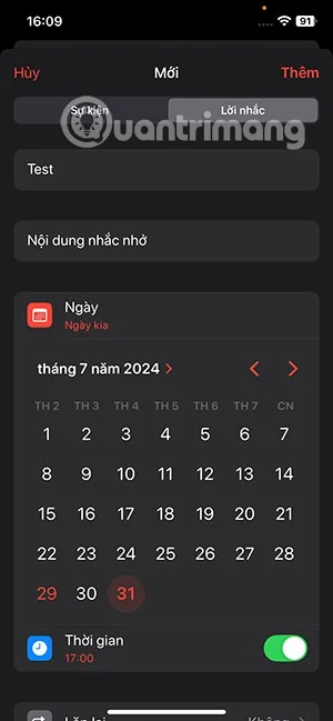 Como adicionar lembretes ao calendário do iPhone
