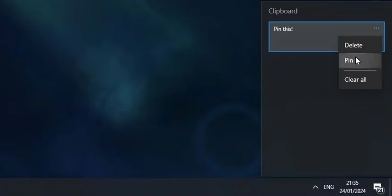 Cómo usar el historial del portapapeles en Windows 10