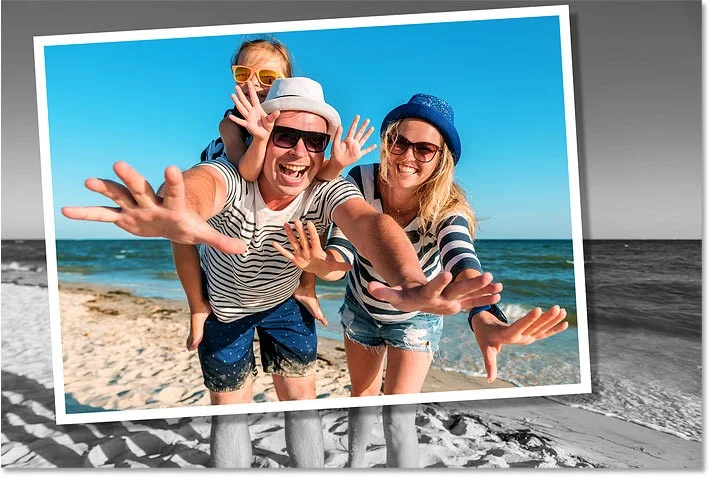 Cómo crear el efecto de imagen en imagen en Photoshop