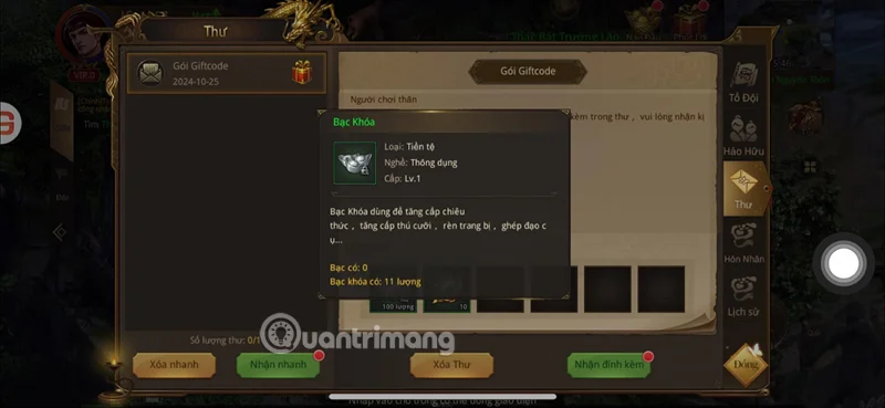 Vo Lam: Binh Lam Thanh Ha kod terkini dan cara menebus kod