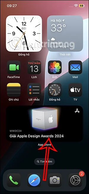 Cómo cambiar el tamaño de los widgets directamente en la pantalla de inicio de iOS 18