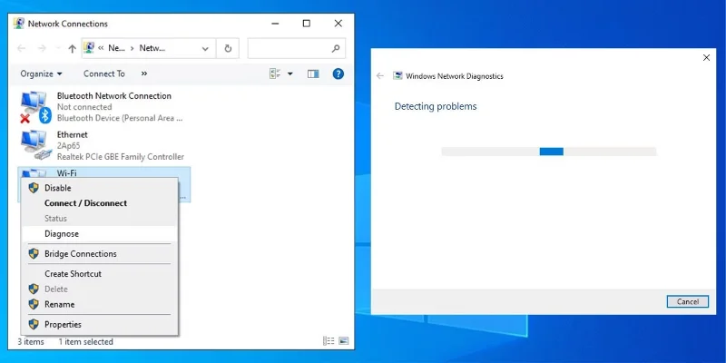 Fix WiFi network not showing up on Windows 10