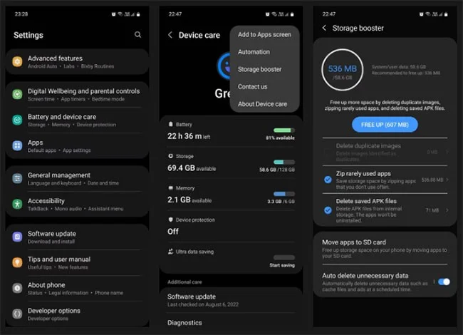 Jak zwolnić miejsce na Androidzie